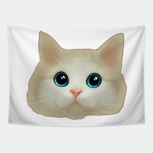 T-shirt cat muzzle Tapestry