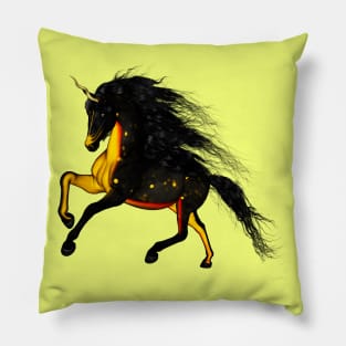 Beautiful unicorn in the night Pillow