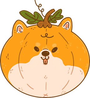 Shiba Pupkin Magnet