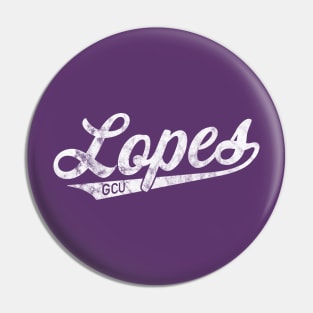 Celebrate the Lopes with this unique vintage script design Pin