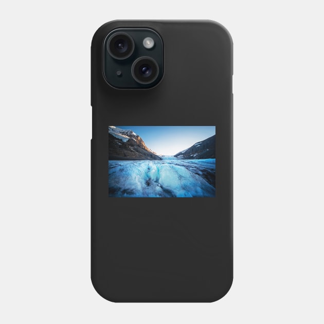 Athabasca Glacier at Glacier National Park Columbia-Shuswap A, BC, Canada Phone Case by WayneOxfordPh