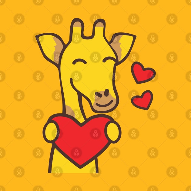 Valentine cute giraffe by icepop