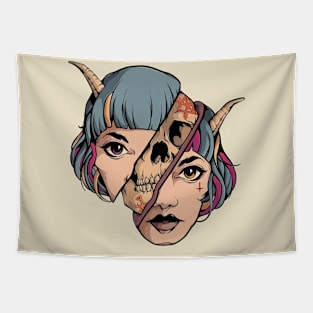 satan girl Tapestry