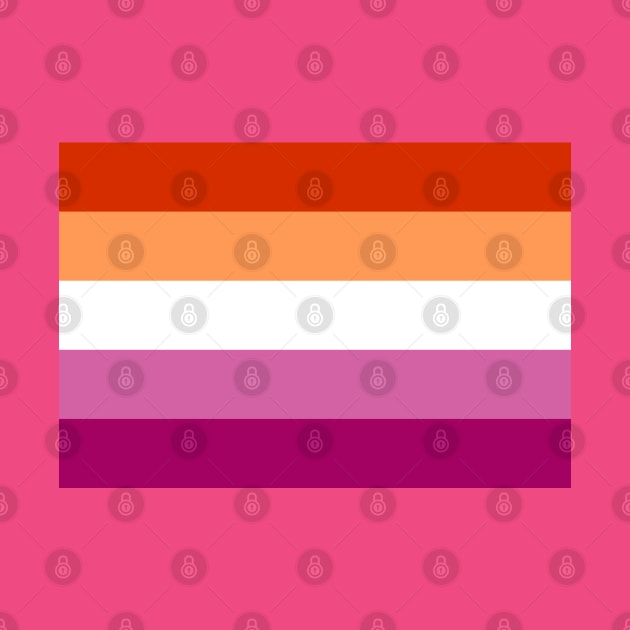 Lesbian Pride Flag LGBT Pride Parade by Scar