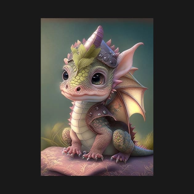 Adorable baby dragon by Love of animals