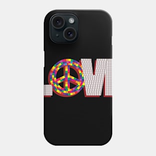 Love & Peace Colorful Phone Case