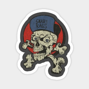 Skate Rags Skull & Crossbones Magnet