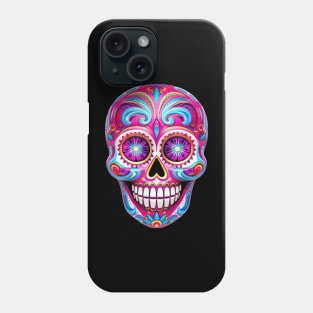 Day of the dead sugar skull Phone Case