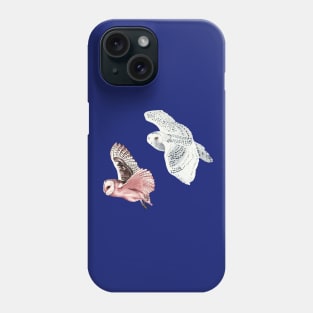 Flying owls Phone Case