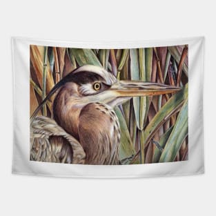 Blue Heron Tapestry