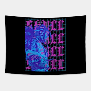 grunge samurai Tapestry