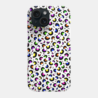 Multi Colored Leopard Spots Phone Case