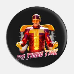 its turbo time christmas Arnold Schwarzenegger Pin