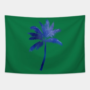 Blue Palm tree Tapestry