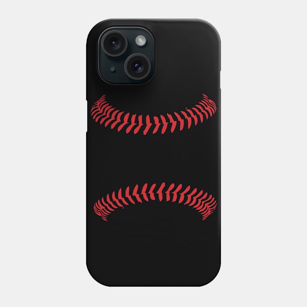 Baseball has me in stitches Phone Case by hamiltonarts
