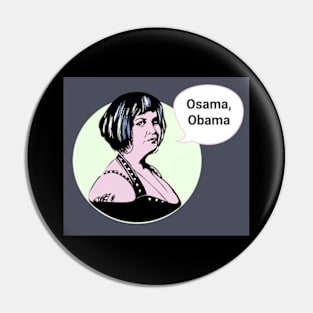 Gavin and Stacey Pop Art 'Osama, Obama' Pin