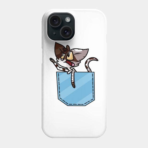 pounce in a pocket (no duck) Phone Case by RainbowRat3