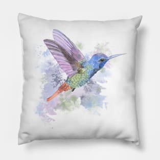 Cute Little Hummingbird Pillow