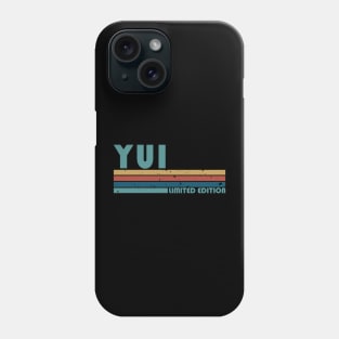 Proud Limited Edition Yui Name Personalized Retro Styles Phone Case