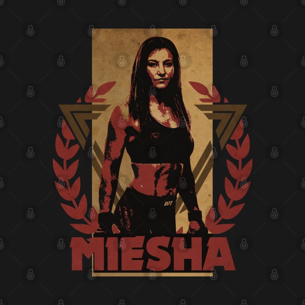 Miesha Vintage Power by CTShirts