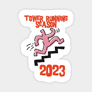 Tower Running Season Magnet