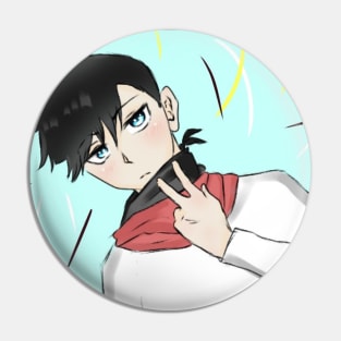 Straw Anime Version Pin