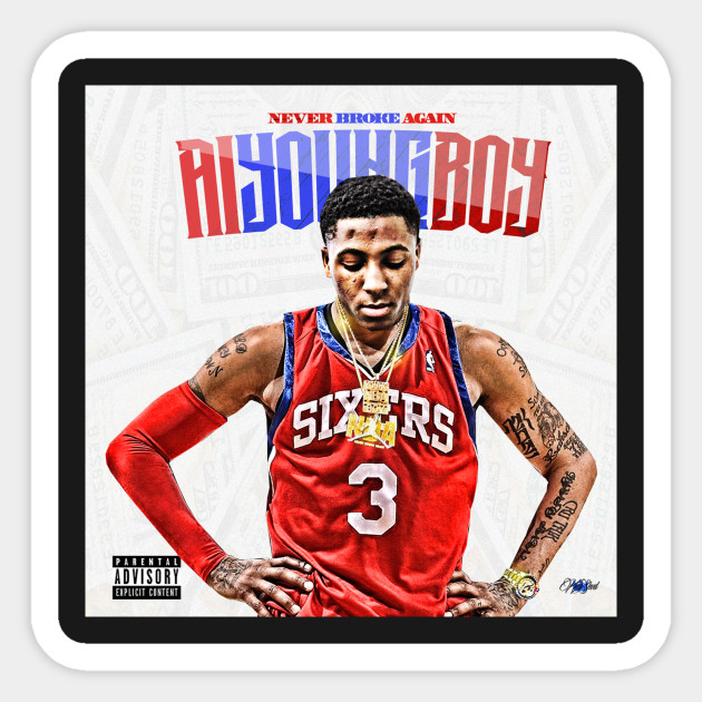 Nba Youngboy Nba Sticker Teepublic