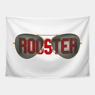 rooster glasses Tapestry