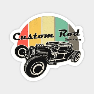 Hot Custom Rod Classic Car Magnet