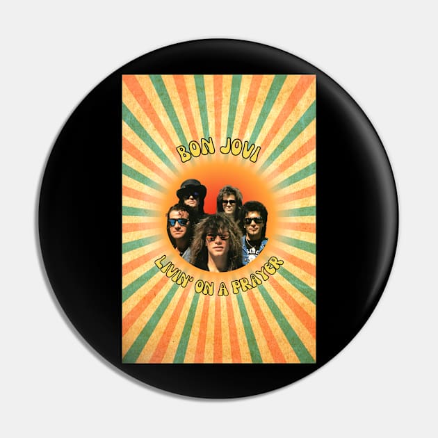 Bon Jovi Pin by FunComic