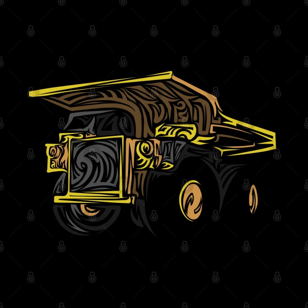 Tribal Dump Truck by damnoverload