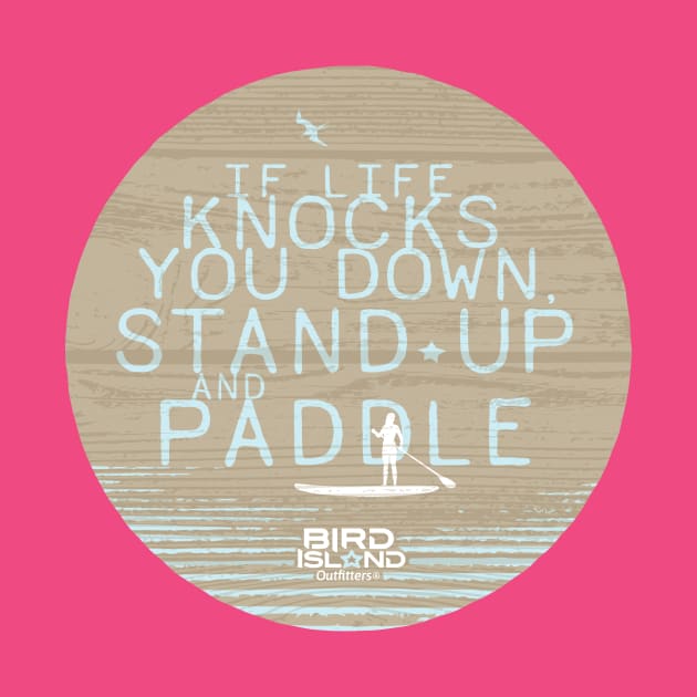 Stand Up Paddling Life by Bird Island Outfitters