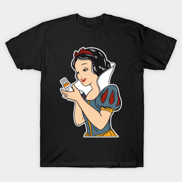 snow white tee shirt
