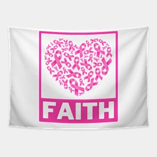 Faith - Breast cancer awareness Tapestry