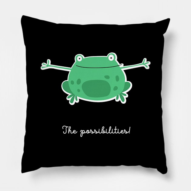 The Possibilities! Pillow by Bumblebeast