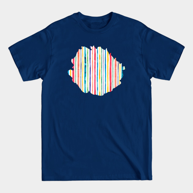 Disover Marine Colorful Stripes Multi - Colorful - T-Shirt