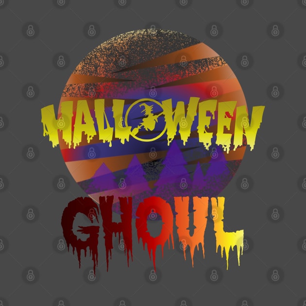 Halloween Ghoul Custom Background Art Creation by CharJens