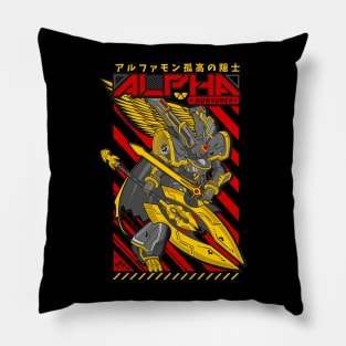 Alphamon Digimon Pillow