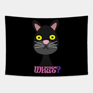 Cat funny tshirt Tapestry