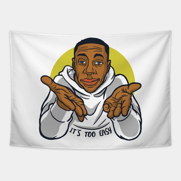 Khaby Lame funny meme Tapestry by LR_Collections