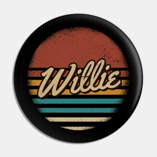 Willie Retro Style Pin