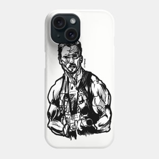 Arnie Commando Chopper Predator Terminator! Phone Case