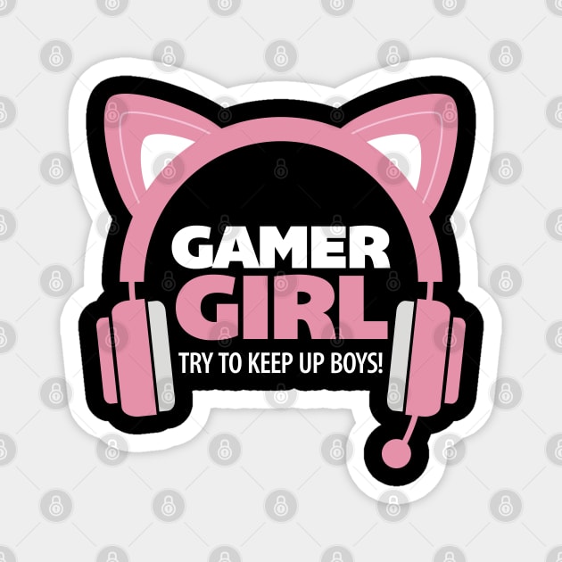 Gamer Girl apparel Magnet by Hotshots