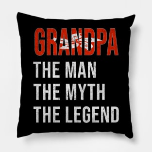 Grand Father Hong Kongese Grandpa The Man The Myth The Legend - Gift for Hong Kongese Dad With Roots From  Hong Kong Pillow