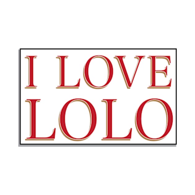 I LOVE LOLO by Estudio3e