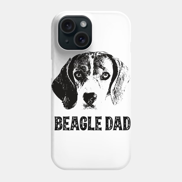 Beagle Dad Phone Case by DoggyStyles