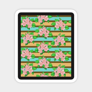 Apple Blossom Pattern Magnet