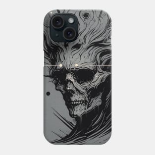 Death Mask Illustration Phone Case