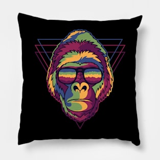 Retro gorilla Pillow