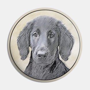 Flat-Coated Retriever Pin